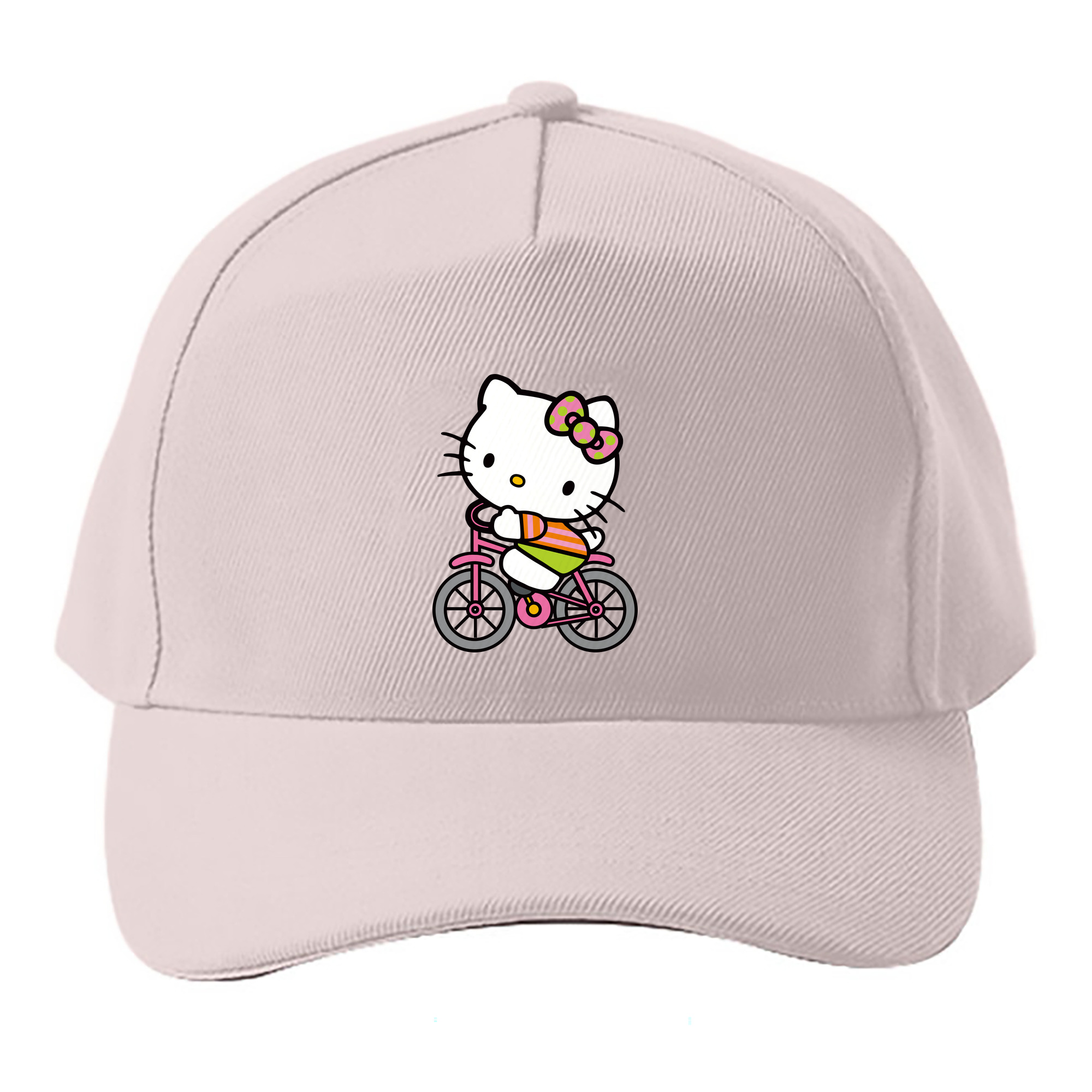 （画像用） Hello Kitty ハローキティ ベースボールキャップ 綿100％ 男女兼用 帽子 スポーツ
